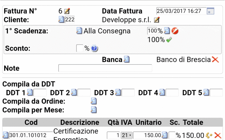 Creare e Modificare una Fattura da Smartphone